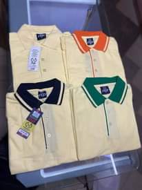 A picture of We sell tshirts round neck and collar of all colors