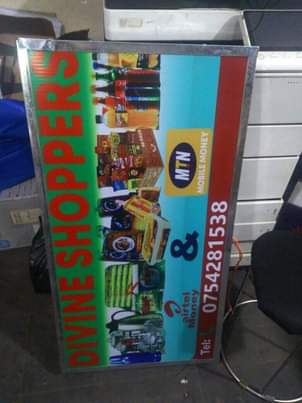 A picture of Light Boxes and Banners