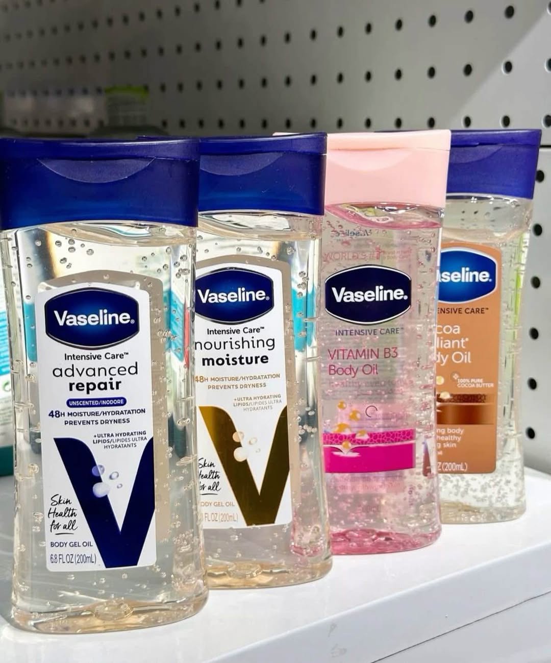 A picture of Vaseline body oils