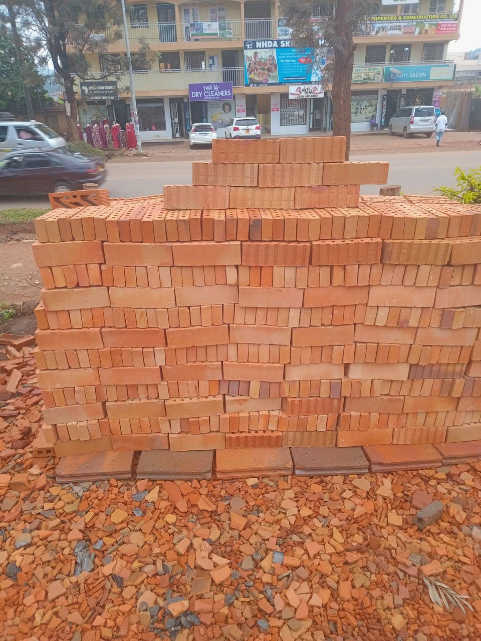 A picture of Quality clay products like maxpans roofing Tiles floor tiles half