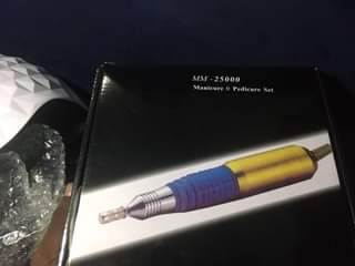 A picture of Nail dryer Nail drill mini compressor nail brush