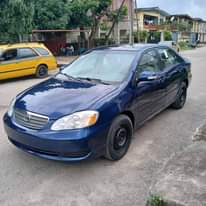 A picture of Toyota Corolla CE 2007 Tokunbos standard Color Blue Oven baked