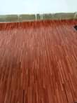 A picture of PVC plastic tile carpets