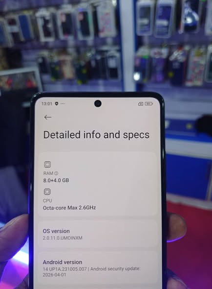 A picture of Xaomi Redmi Note 12pro plus 5g