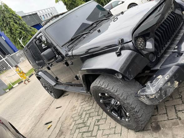 A picture of Wrangler Sahara 2018 model 2023 entry Used but not registered