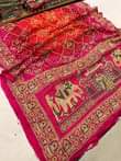 A picture of Bandhani saree