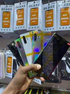 A picture of Samsung Note 10plus 512gb duo sim at 750k call on
