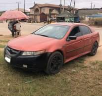 A picture of Clean Nigerian Used Acura TL 2005 Baked Fabric interior Ac