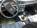 A picture of Mercedes Benz 190E for sale it is padded manual shift