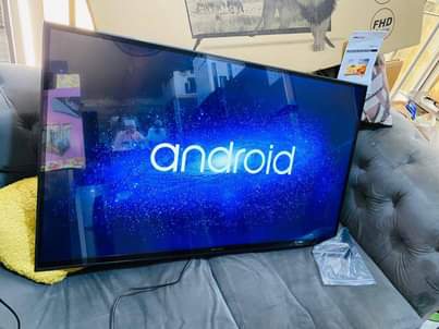 A picture of Tv inch 43 mpyaaa full box Bei yake ni 435000