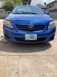 A picture of Distress sale 2010 Toyota Corolla AC chilling android screen with