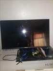 A picture of Hisense flameless 32 with a broken screen at 200 000