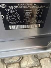 A picture of HYUNDAI SONATA 2015 model