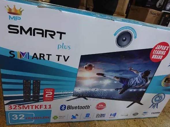 A picture of Smart Android TV with wall mount