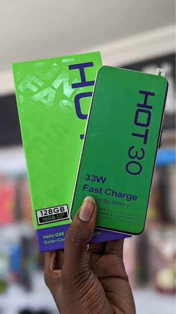 A picture of INFINIX HOT 30 BLAND NEW GB 128 RAM 8