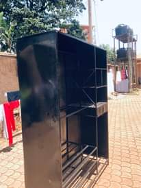 A picture of Am selling a metallic wardrobe 600k. I have used it