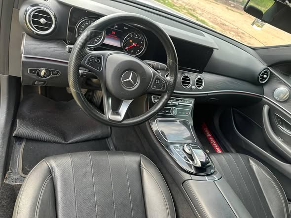 A picture of clean 2017 Mercedes Benz E300 clean leather interior Untampered engine