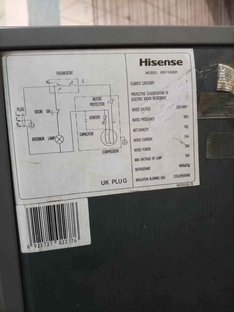 A picture of Hisense Refrigerator
