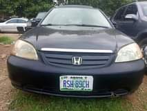 A picture of Honda civic 2005 model