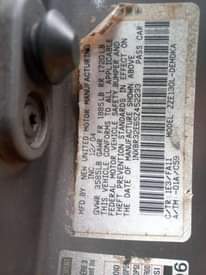 A picture of Neatly used Toyota Corolla LE untempered engine gear ac No