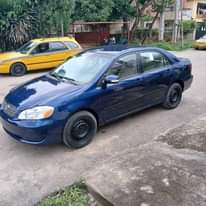 A picture of Toyota Corolla CE 2007 Tokunbos standard Color Blue Oven baked