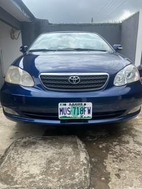 A picture of Toyota Corolla 04 with untouched Engine Gear and AC with