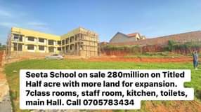 A picture of SEETA SCHOOL ON SALE 280 000 000 ON HALF ACRE