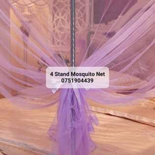 A picture of 4 by 6 Stand Mosquito Net Purple