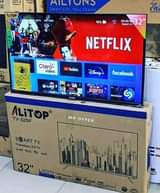A picture of ALITOP smart TV nch 32 unaweza onganisha na cm yako