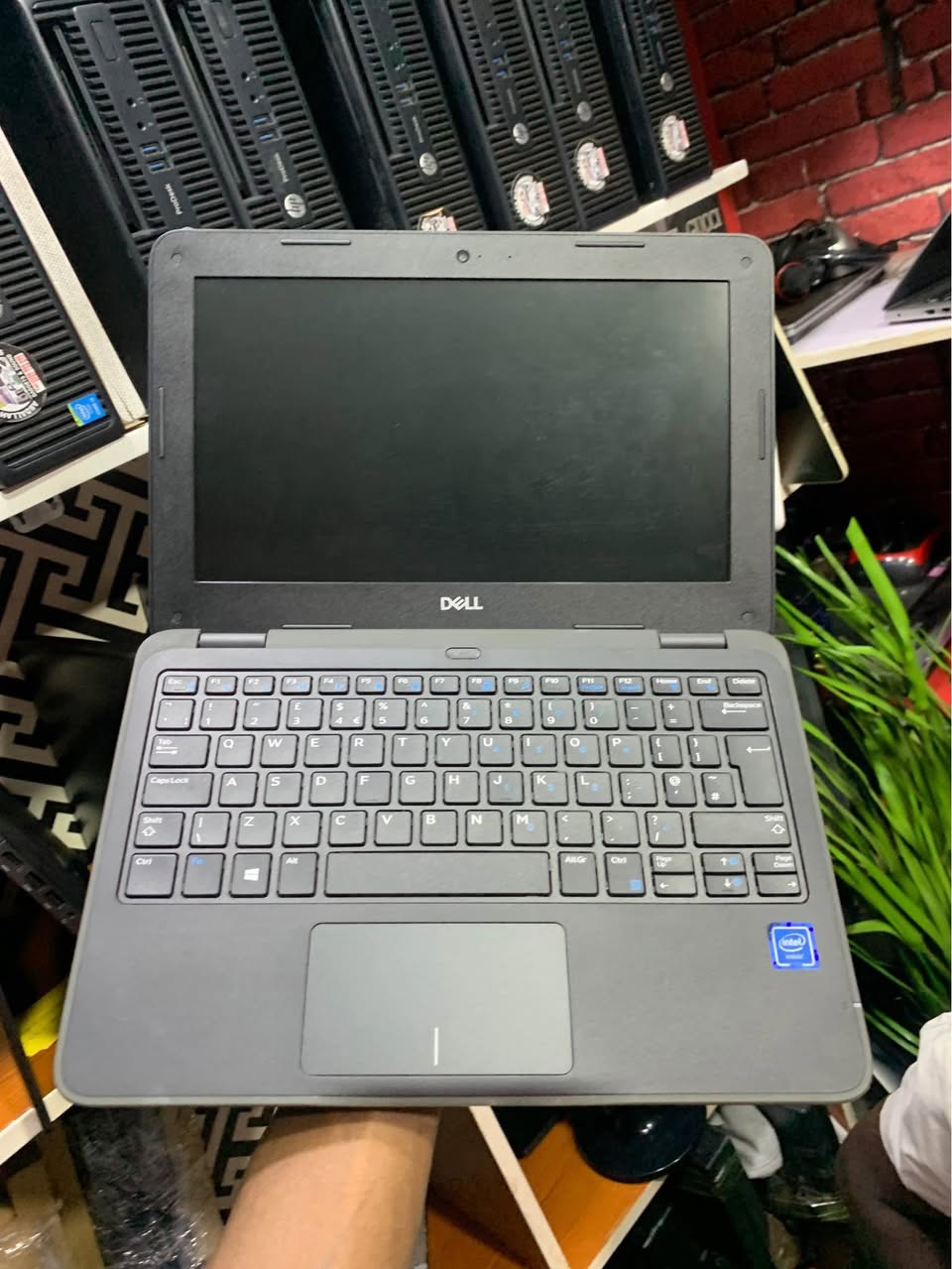 A picture of Dell mini laptop
