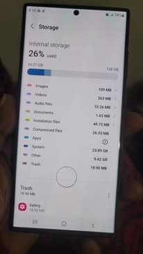 A picture of Samsung s22 ultra