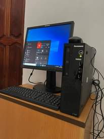 A picture of Lenovo desktop core i3
