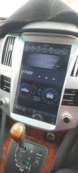 A picture of Harrier 2007 Sunroof Big Android screen heated leather seats 2