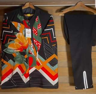 A picture of Men s Up and down Attire wears cloth