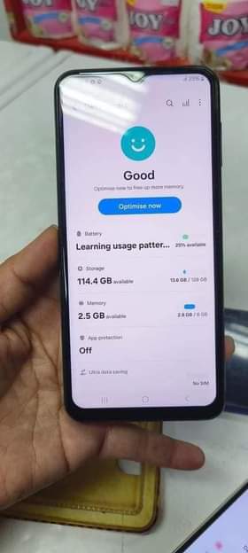 A picture of Galaxy A23 128gb ram 4gb duo s clean price 220