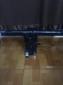 A picture of 5 speakers sound system 235k Sound bar with all outputs