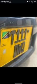 A picture of Tunaweka 3D PLATE NUMBER