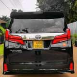 A picture of A car alphard on number