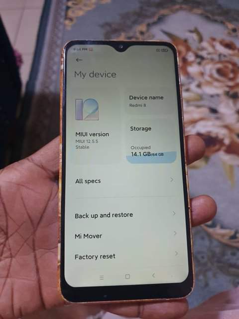A picture of Redmi 8