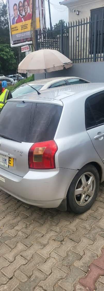 A picture of Six months used Toyota Corrola hatchback 2004 model aka Obama