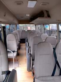 A picture of Tokunbo coaster bus...3RZ engine... nothing to repair location abulegba Lagos...