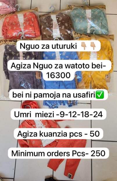 A picture of Habari njema kwa wafanya biashara Agiza Nguo za uturuki Agiza