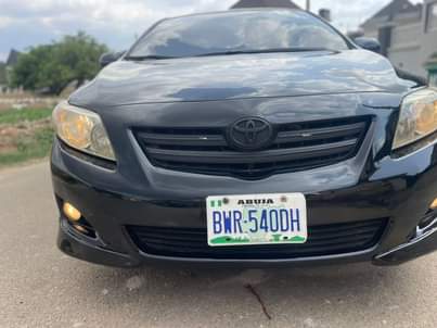 A picture of Distress sale Toyota corolla 2009 registered price 4M abuja 08035333125
