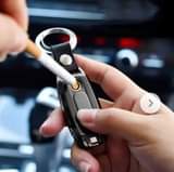 A picture of Toyota car key holder with lighter for smoking