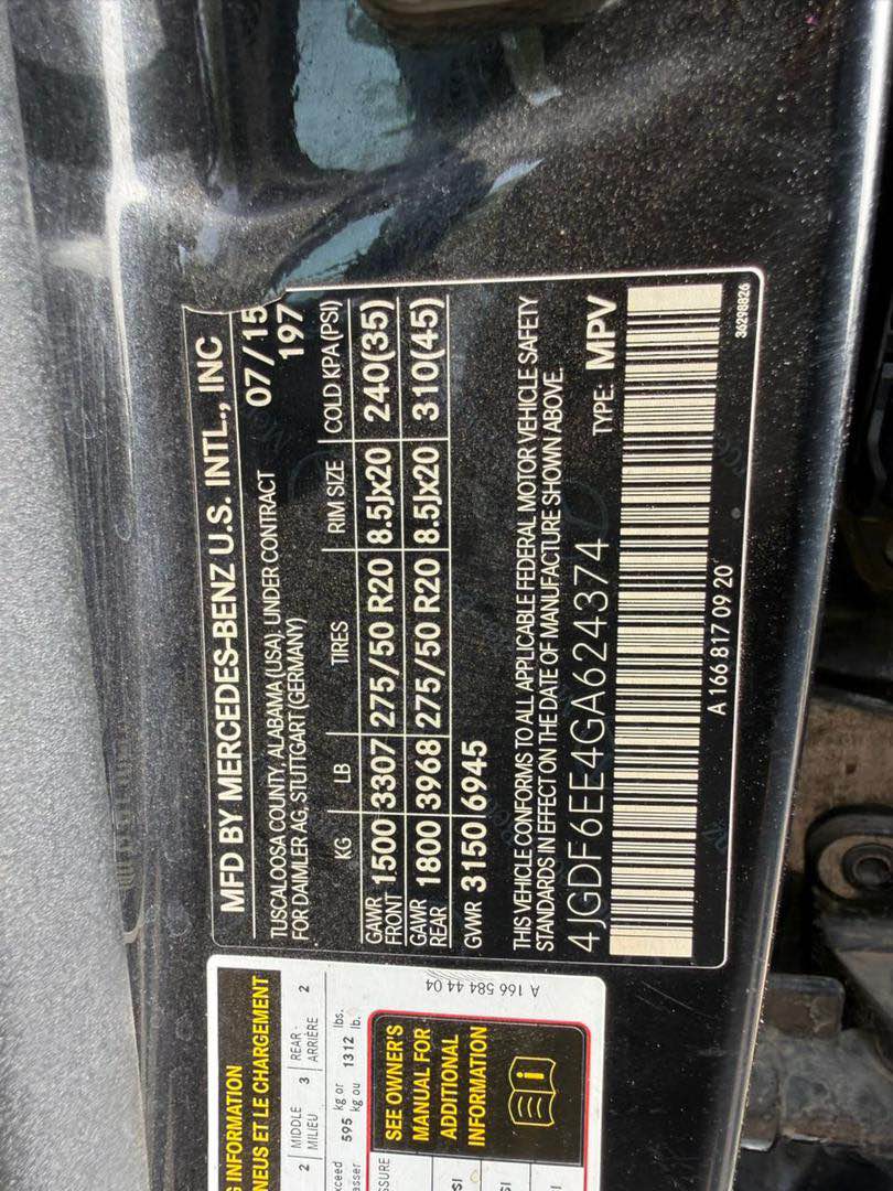 A picture of Distress Sale Extremely Clean Nigerian Mercedes Benz GLS450 2017 model