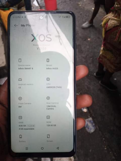 A picture of Infinx smart 8