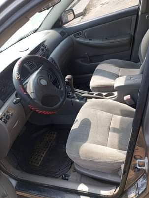 A picture of Toyota Corolla available with AC gear and engine At 2