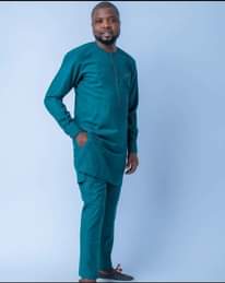 A picture of African men caftan suits