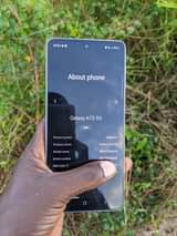 A picture of Samsung Galaxy a72 mpyaaaaaa mno gb256 ram8 net5g finger kiooo