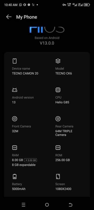 tecno camon